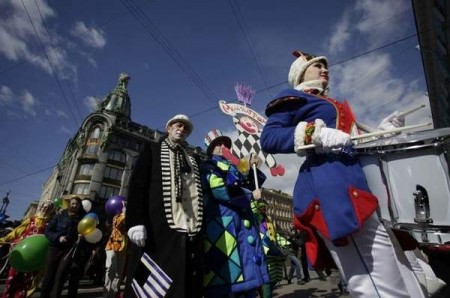 1 апреля по Невскому проспекту пройдёт Парад клоунов